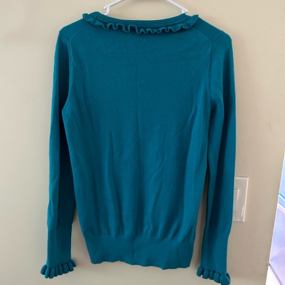 Boden-{Size 6}-Blue Ruffle Sweater - Picture 5 of 5